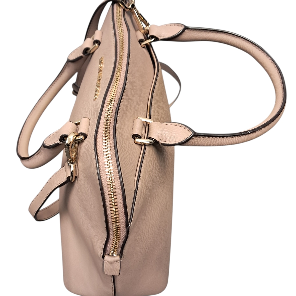 Michael Kors Tan Leather Satchel MD - Picture 4 of 10
